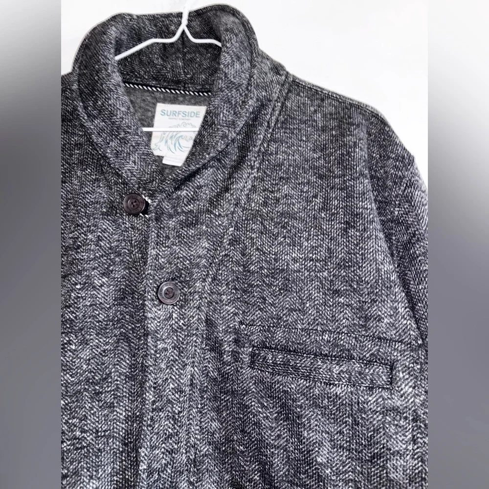 Surfside Supply Heathered  Shawl  Collar Cardigan.